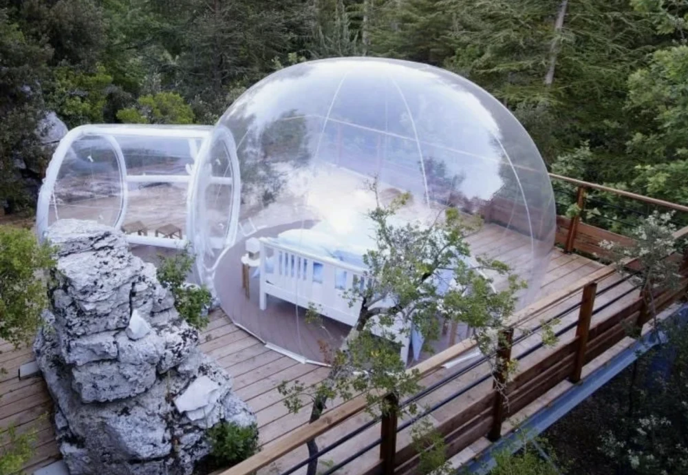 backyard bubble tent